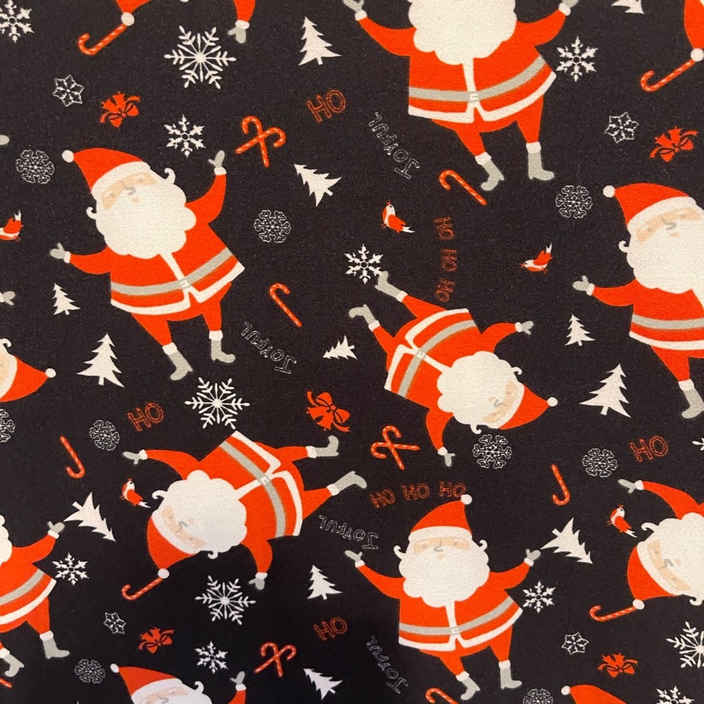 North Pole Santa Print Swing Dress - Picture 4 of 5